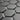 Shapes Hexagon Unglazed Black